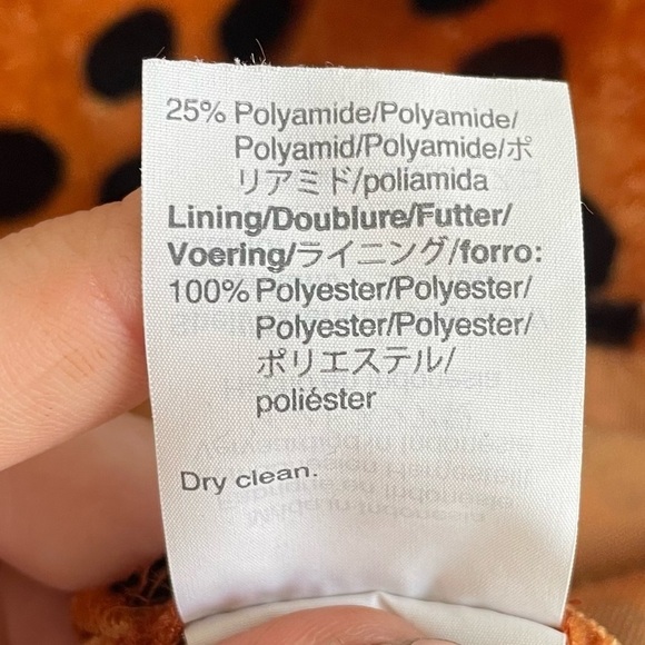 Madewell Velvet Memento Ruffle-Sleeve Top in Leopard Dot, Size XS - Picture 11 of 11